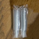 100 gobelets plastique 200cc transp