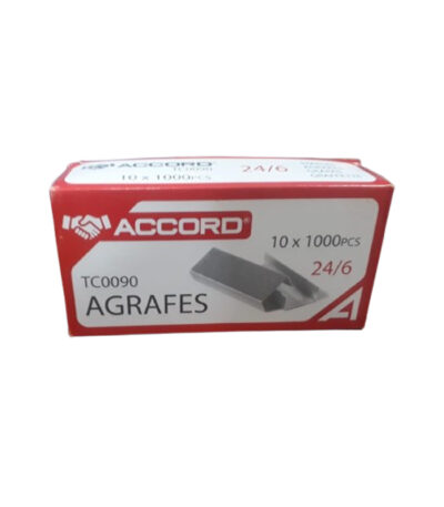Agrafe Accord Boite 10 x 1000pcs Ref240