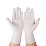 Boite de gants dexamen Blanc Jetable