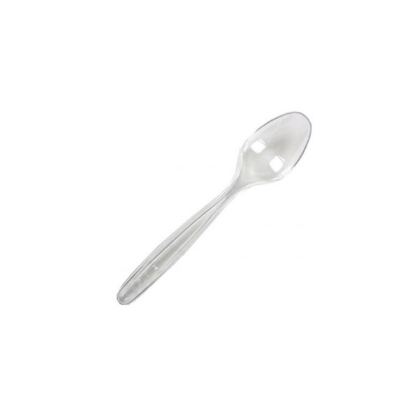 Cuillères Plastique Jetables Transparent 100pcs