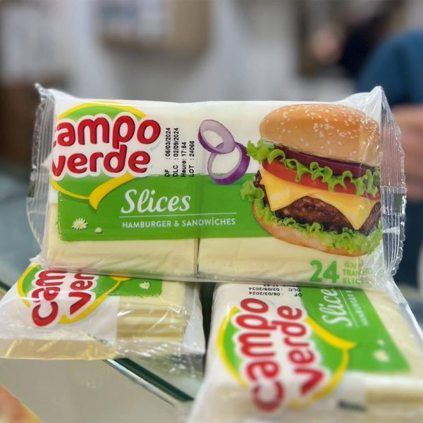 Fromage Slice Tranches sandwiches campo verde 24 unités