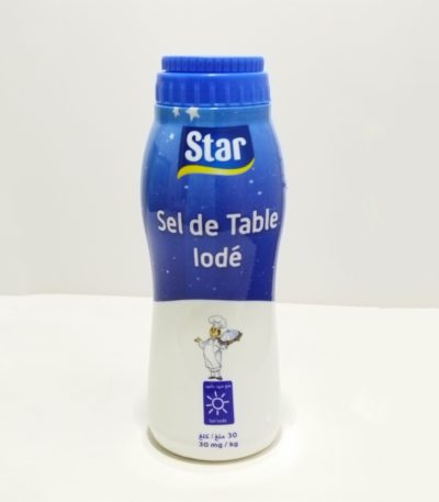 Salière Sel de Table Star 400g