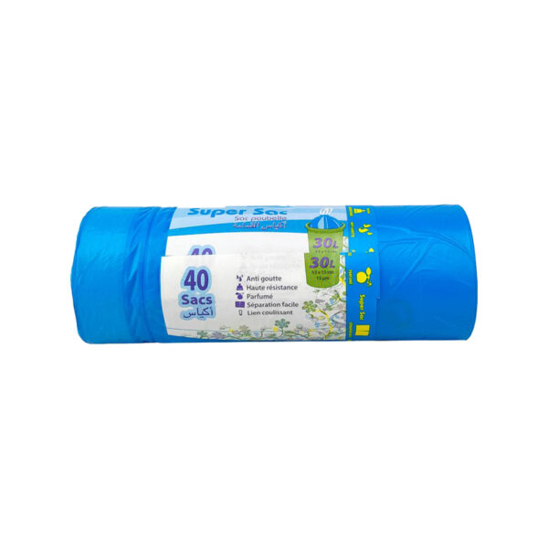 40 Sacs Poubelle 30L